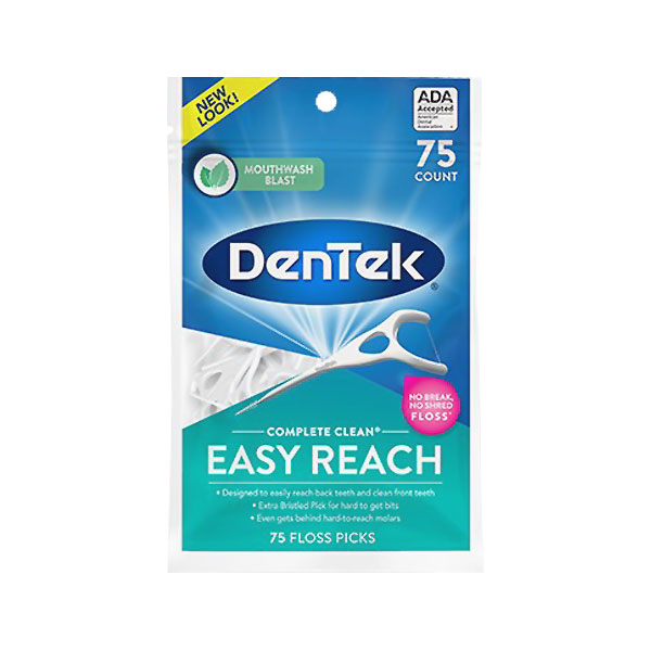 DenTek Complete Clean Easy Reach Floss Picks - 75ct